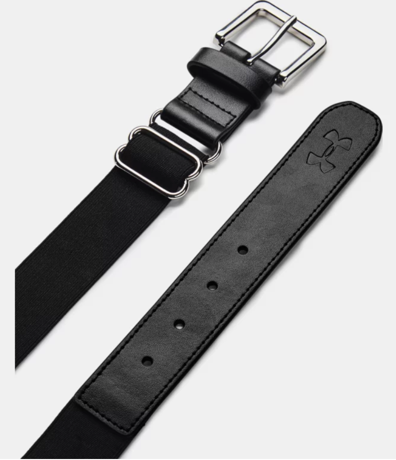 Adult UA Baseball Belt- Red and Black