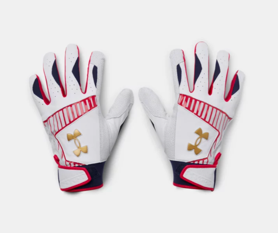 Men's UA Yard 9 Stars & Stripes Batting Gloves