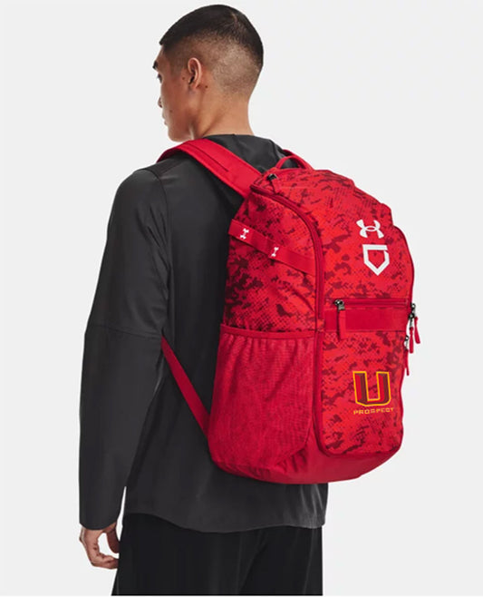 UA Utility Baseball Print Backpack with Team Logo